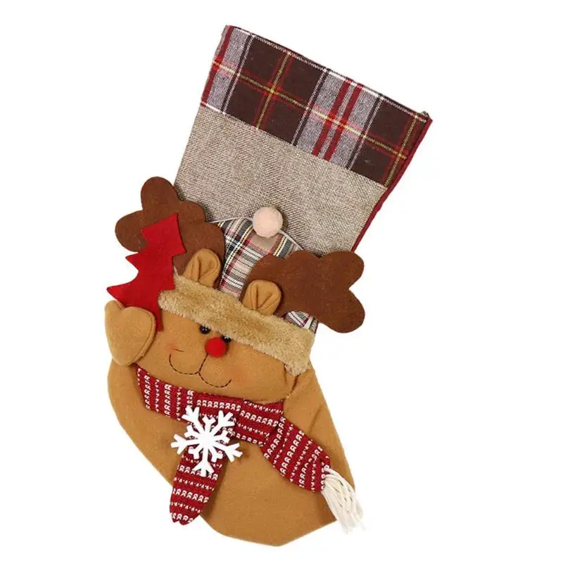 large christmas stocking candy gift sock bag xmas