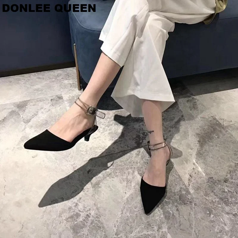 DONLEE QUEEN Women Ankle Strap Sandals Slip On Low Heel Slides Pointed Toe Shallow Party Dress Shoes Female Sandal zapatos mujer
DONLEE QUEEN Women Ankle Strap Sandals Slip On Low Heel Slides Pointed Toe Shallow Party Dress Shoes Female Sandal zapatos mujer