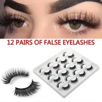 12 Pairs Soft Pack of Thick Makeup Natural Fake False Soft Eyelashes Mink Lashes Eyelashes Extension Eye For Beauty M4G6
12 Pairs Soft Pack of Thick Makeup Natural Fake False Soft Eyelashes Mink Lashes Eyelashes Extension Eye For Beauty M4G6