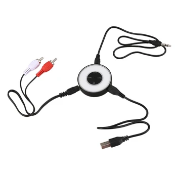 ABKT-Quelima Call Handsfree AUX Car Bluetooth Adapter Adapter TV Bluetooth Adapter Bluetooth Audio Receiver for Car PC Speaker A