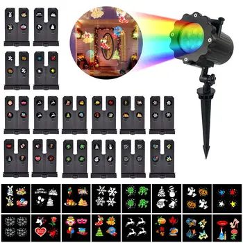 Remote Control 16 Patterns Stage Colorful Film Projection Light Non-fading Waterproof Removable Spotlight
Remote Control 16 Patterns Stage Colorful Film Projection Light Non-fading Waterproof Removable Spotlight
