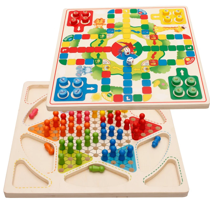 Wooden Maruko Checkers & Flying Chess Combo Chess Pieces Wooden Children'S Building Blocks Educational Children'S Toys
Wooden Maruko Checkers & Flying Chess Combo Chess Pieces Wooden Children'S Building Blocks Educational Children'S Toys