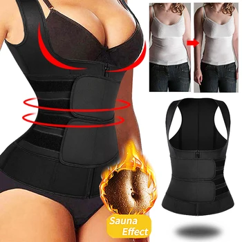 Waist Trainer Vest Women Corset Sauna Sweat Suit Compression Shirt Slimming Body Shaper Workout Tank Tops Weight Loss Shapewear
Waist Trainer Vest Women Corset Sauna Sweat Suit Compression Shirt Slimming Body Shaper Workout Tank Tops Weight Loss Shapewear
