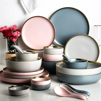 Solid Color Cutlery Tray Ceramic Plate Cooking Utensils Ceramic Plate Set Tableware Plate Wall Decoration Domestic Plate
Solid Color Cutlery Tray Ceramic Plate Cooking Utensils Ceramic Plate Set Tableware Plate Wall Decoration Domestic Plate