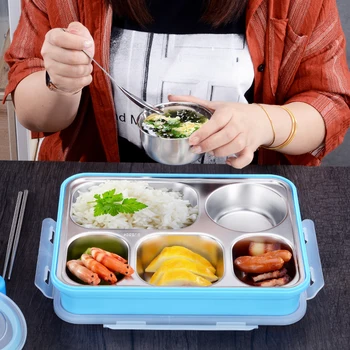 Leakproof Lunch Box Food Containers with Compartments 304 Stainless Steel Lunchbox Office School Kids Bento Box with Spoon
Leakproof Lunch Box Food Containers with Compartments 304 Stainless Steel Lunchbox Office School Kids Bento Box with Spoon