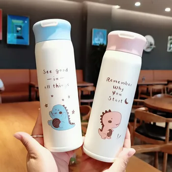 420Ml Thermos Mug Dinosaur Straight Cup Children's Handle Water Cup 304 Stainless Steel Vacuum Flask Bottle Travel Mug
420Ml Thermos Mug Dinosaur Straight Cup Children's Handle Water Cup 304 Stainless Steel Vacuum Flask Bottle Travel Mug