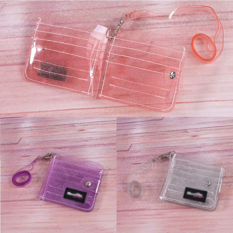 Glitter Card Pouch Fashion Transparent Purse Clutch Wallet ID Credit Card Holder Hanging Neck Mini Coin Key Bag Organizer Case
Glitter Card Pouch Fashion Transparent Purse Clutch Wallet ID Credit Card Holder Hanging Neck Mini Coin Key Bag Organizer Case