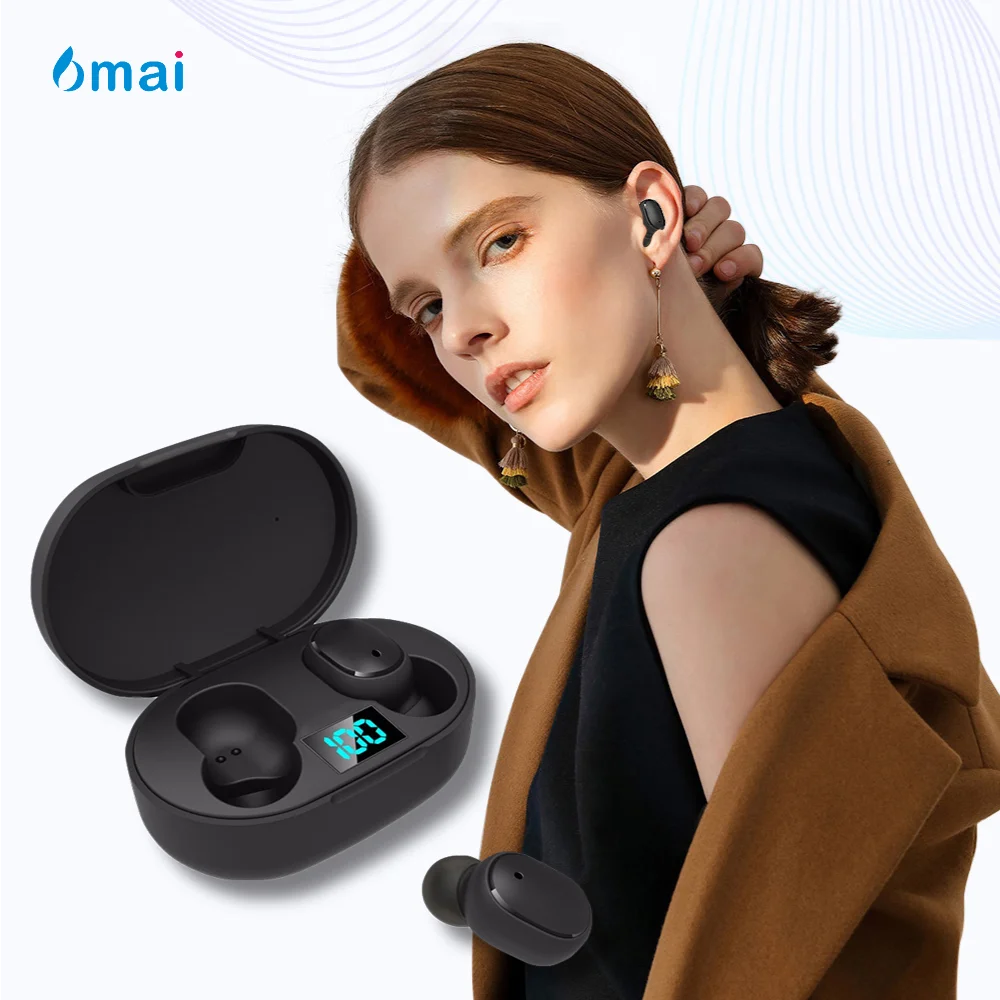 LED Display Headsets E6S TWS Wireless Bluetooth 5.0 Earphones 6D Stereo IPX5 Waterproof Mini Earbuds With Charging Case
LED Display Headsets E6S TWS Wireless Bluetooth 5.0 Earphones 6D Stereo IPX5 Waterproof Mini Earbuds With Charging Case