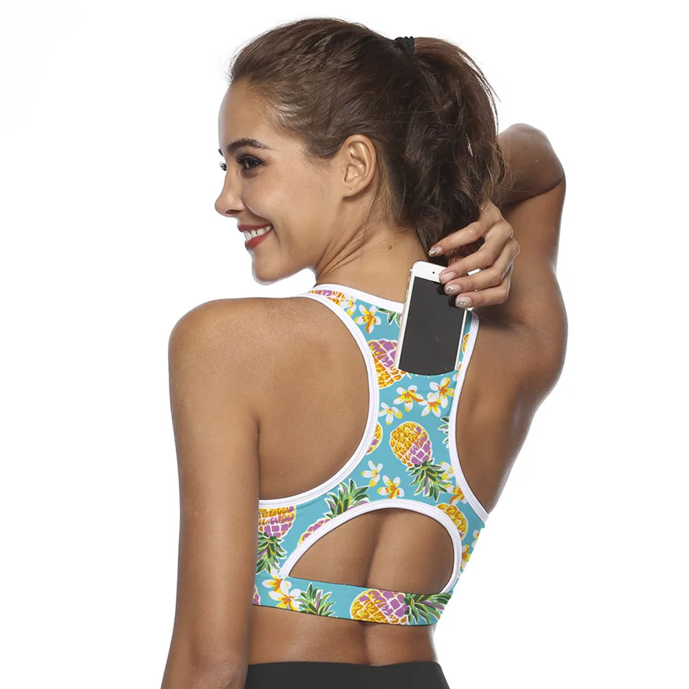 11 Colors Woman's Pro Padded Compression Sports Bra Sportswear Spaghetti Strap Fast dry elastic Running Sport Bra Top
11 Colors Woman's Pro Padded Compression Sports Bra Sportswear Spaghetti Strap Fast dry elastic Running Sport Bra Top