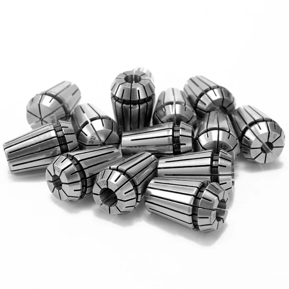 Hot New ER20 14PCS Set Imperial Spring Collet CNC Workholding Engraving Milling Lathe Tool
Hot New ER20 14PCS Set Imperial Spring Collet CNC Workholding Engraving Milling Lathe Tool