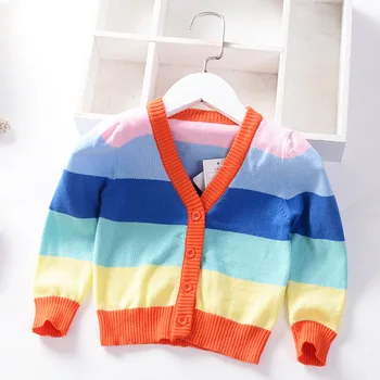 rainbow candy color toddler girls cardigan striped cotton spring fall baby kids sweaters children's clothing 
rainbow candy color toddler girls cardigan striped cotton spring fall baby kids sweaters children's clothing