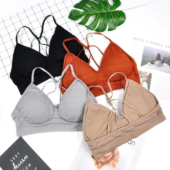 New sexy parachute beautiful back tube top wrapped chest without steel ring sports yoga striped girl underwear bra
New sexy parachute beautiful back tube top wrapped chest without steel ring sports yoga striped girl underwear bra