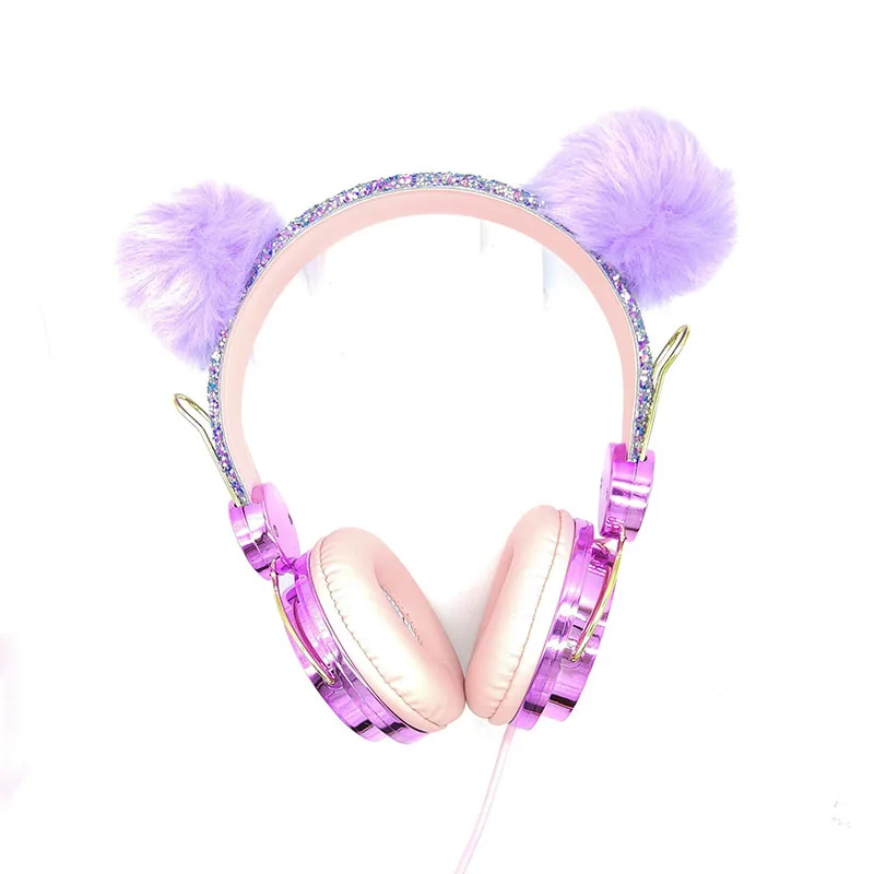 Fones de ouvido com microfone Pom Pom - Frete Grátis Fones de ouvido com microfone Pom Pom - Frete Grátis