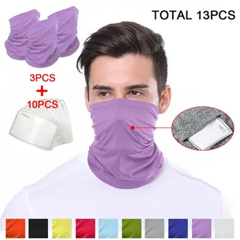 3Pcs Unisex Face Cover Scarf Neck Gaiter with 10 PM2.5 Filters Sunscreen Bandana F3MD
3Pcs Unisex Face Cover Scarf Neck Gaiter with 10 PM2.5 Filters Sunscreen Bandana F3MD
