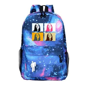 Billie Eilish Backpack Daily Laptop Bag Teenager Schoolbag Boys Girls Cosplay Rucksack Mochila Men Women Travel Bag 
Billie Eilish Backpack Daily Laptop Bag Teenager Schoolbag Boys Girls Cosplay Rucksack Mochila Men Women Travel Bag