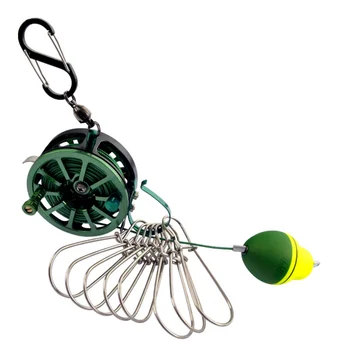 Fishing Floats Fishing Tackle Stringer With Floating Carabin Live Fish Reel Retractable Rope Stainless Steel Live Fish Lock Belt
Fishing Floats Fishing Tackle Stringer With Floating Carabin Live Fish Reel Retractable Rope Stainless Steel Live Fish Lock Belt