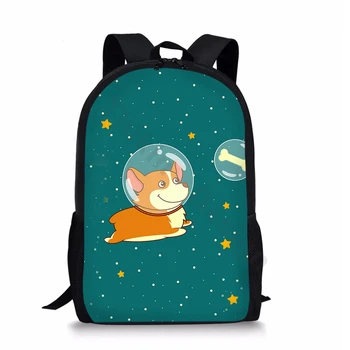 THIKIN Kawaii Space Corgi Dog Print School Bag Teenager Girls Polyester 16inch Backpacks for Children Students Name/Logo Custom
THIKIN Kawaii Space Corgi Dog Print School Bag Teenager Girls Polyester 16inch Backpacks for Children Students Name/Logo Custom