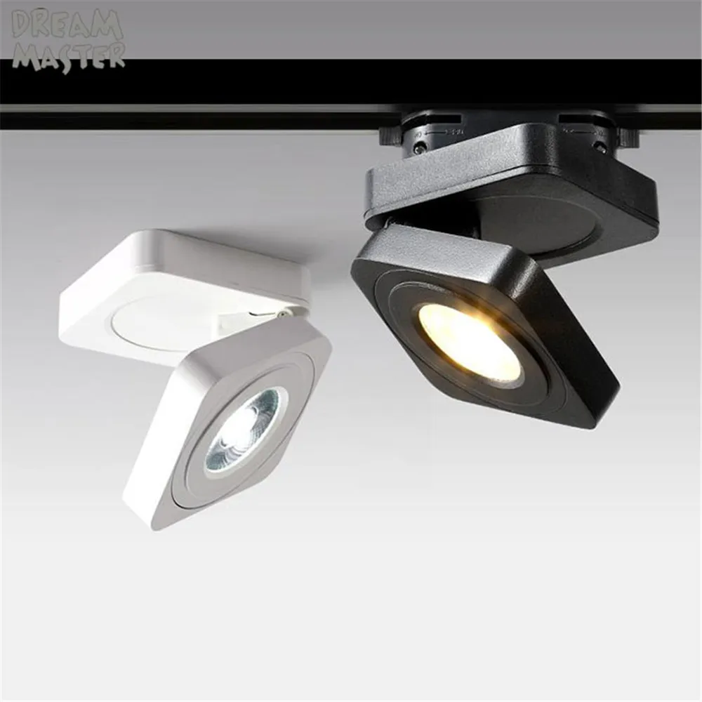 Square LED Track Lighting 7W Ceiling Rail ultra thin Led Tracking Fixture Spot Lamp For Shop Store Home Showroom black White
Square LED Track Lighting 7W Ceiling Rail ultra thin Led Tracking Fixture Spot Lamp For Shop Store Home Showroom black White