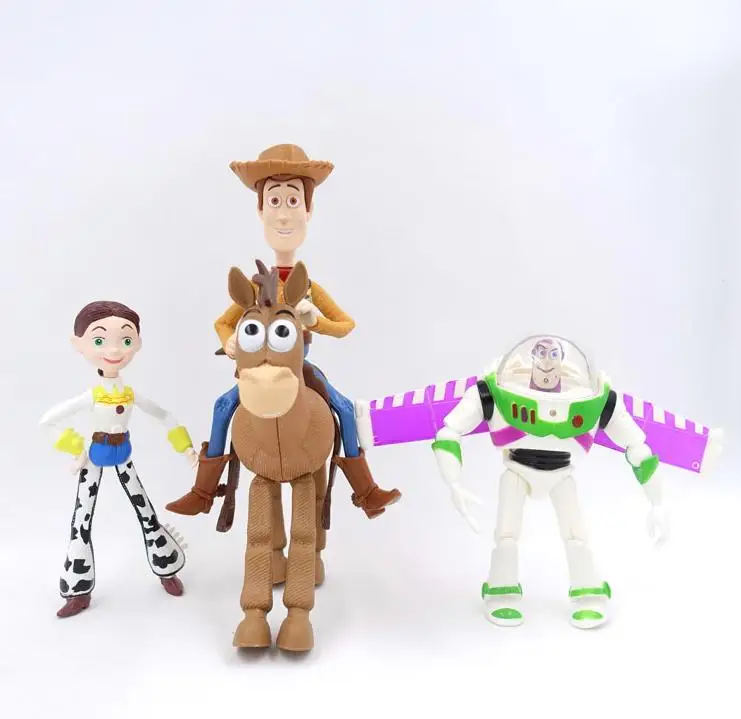 4pcs Anime Toy Story 3 Buzz Lightyear Woody Jessie PVC Action Figure Collectible Model Toy
4pcs Anime Toy Story 3 Buzz Lightyear Woody Jessie PVC Action Figure Collectible Model Toy