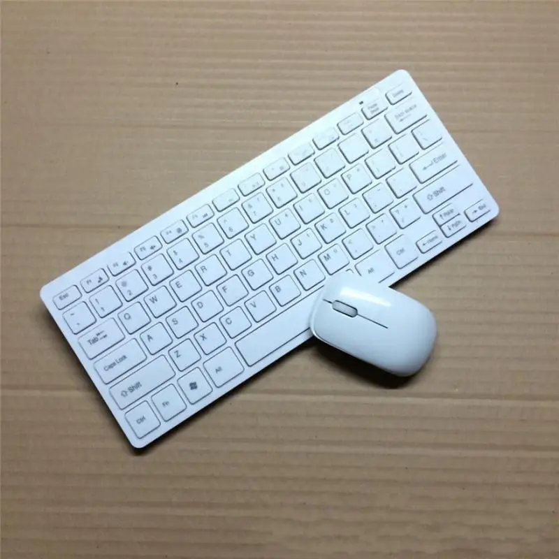 Mini Wireless 2.4 G Keyboard+ Mouse+ Dongle Receiver+ Membrace Set White Mini Wireless 2.4 G Keyboard+ Mouse+ Dongle Receiver+ Membrace Set White