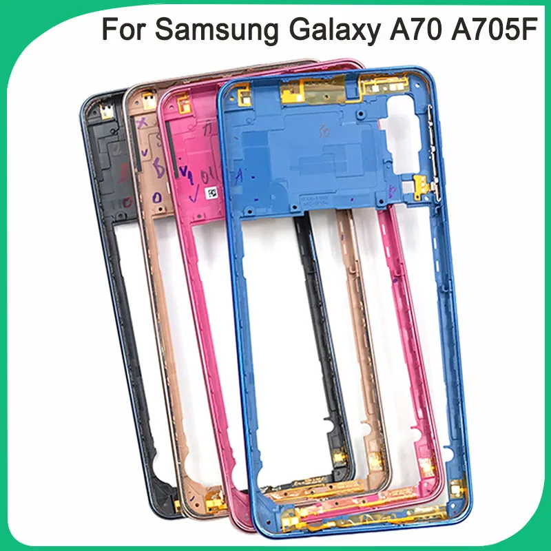 New A70 Middle Bezel Frame Cover Back Housing LCD Panel For Samsung A70 A705F Repair Part
New A70 Middle Bezel Frame Cover Back Housing LCD Panel For Samsung A70 A705F Repair Part