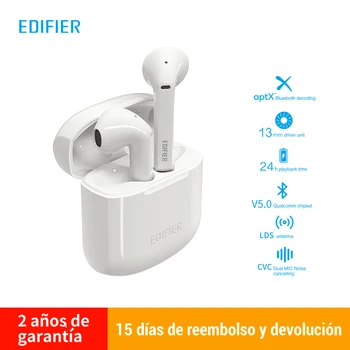 EDIFIER TWS200 True Wireless Bluetooth 5.0 Earbuds for 24 hoursplayback time with noise reduction algorithm
EDIFIER TWS200 True Wireless Bluetooth 5.0 Earbuds for 24 hoursplayback time with noise reduction algorithm