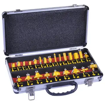 24pcs Milling Cutter for Wood Cabinet Armrest Line Modeling Labor-saving Woodworking Tenon Tool Drum Line Arc Trimming Knife
24pcs Milling Cutter for Wood Cabinet Armrest Line Modeling Labor-saving Woodworking Tenon Tool Drum Line Arc Trimming Knife