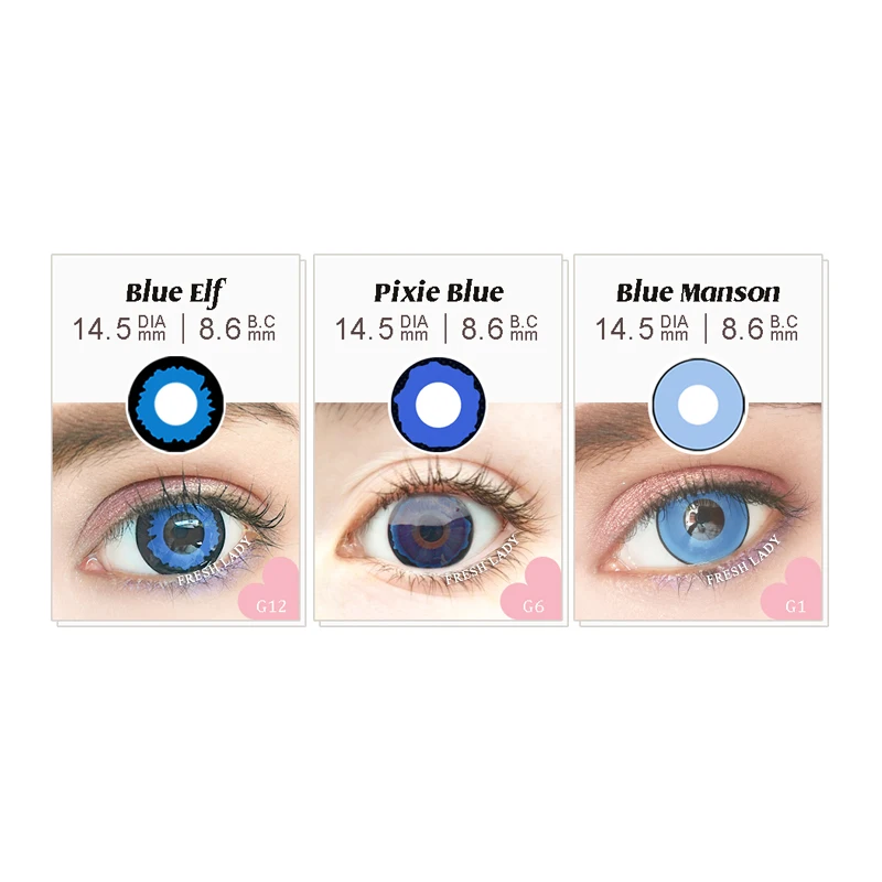 Pixie Big Eye Makeup Contact lens Soft ColorContact Lenses 1 Pair=2PCS for Eye Color Lens Cosplay
Pixie Big Eye Makeup Contact lens Soft ColorContact Lenses 1 Pair=2PCS for Eye Color Lens Cosplay