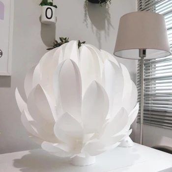 DIY PVC 100-240V Lamp Shades LED Light Fixture Flowers Petal Shape 45cm Pendant Light Cover Home Decor
DIY PVC 100-240V Lamp Shades LED Light Fixture Flowers Petal Shape 45cm Pendant Light Cover Home Decor