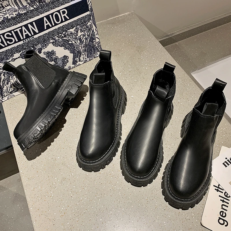short Boots Female British Style Autumn 2021 New Fashion All-match Comfortable Thick-soled Chelsea Boots Short Boots Women
short Boots Female British Style Autumn 2021 New Fashion All-match Comfortable Thick-soled Chelsea Boots Short Boots Women