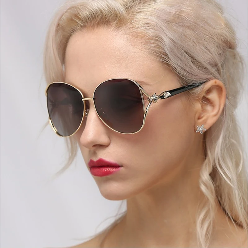 Фото Женские поляризационные солнцезащитные очки Veshion брендовые дизайнерские для