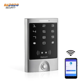 IP65 waterproof WiFi APP remote control Metal Standalone touch keypad Access Controller Reader support 125KHz EM ID card
IP65 waterproof WiFi APP remote control Metal Standalone touch keypad Access Controller Reader support 125KHz EM ID card