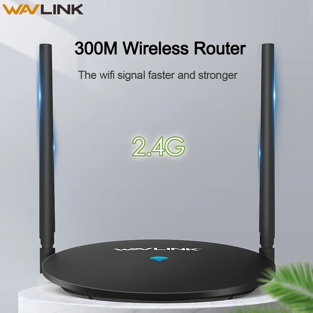 

Wavlink N300 Wireless Wi fi router wifi amplifier Wi-Fi Router AP 2.4Ghz 300mbps WiFi Range 5dBi Omni Directional Antennas WPS