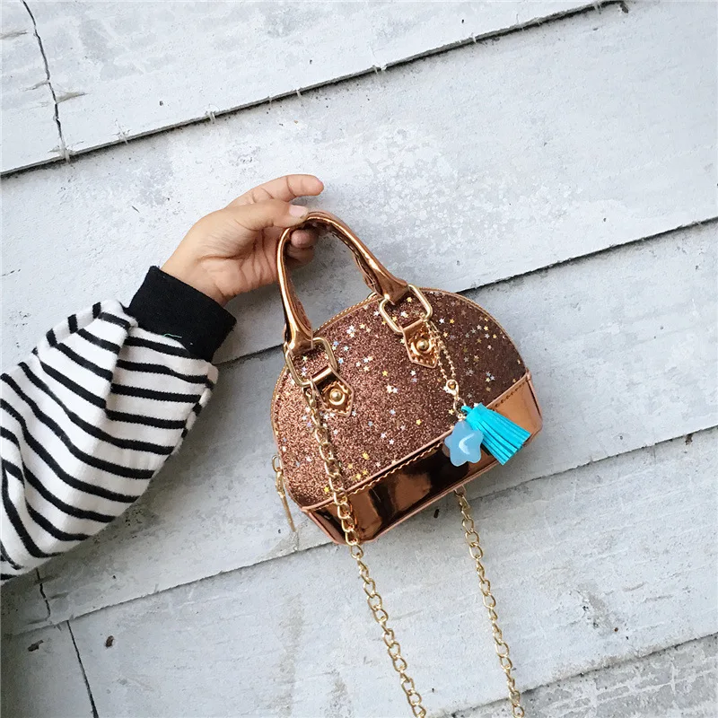 Korean-style CHILDREN'S Bag 2019 Spring And Summer New Style Shoulder Bag Cute Sequin Mini Shell Bag Fashion Oblique Accessories
Korean-style CHILDREN'S Bag 2019 Spring And Summer New Style Shoulder Bag Cute Sequin Mini Shell Bag Fashion Oblique Accessories