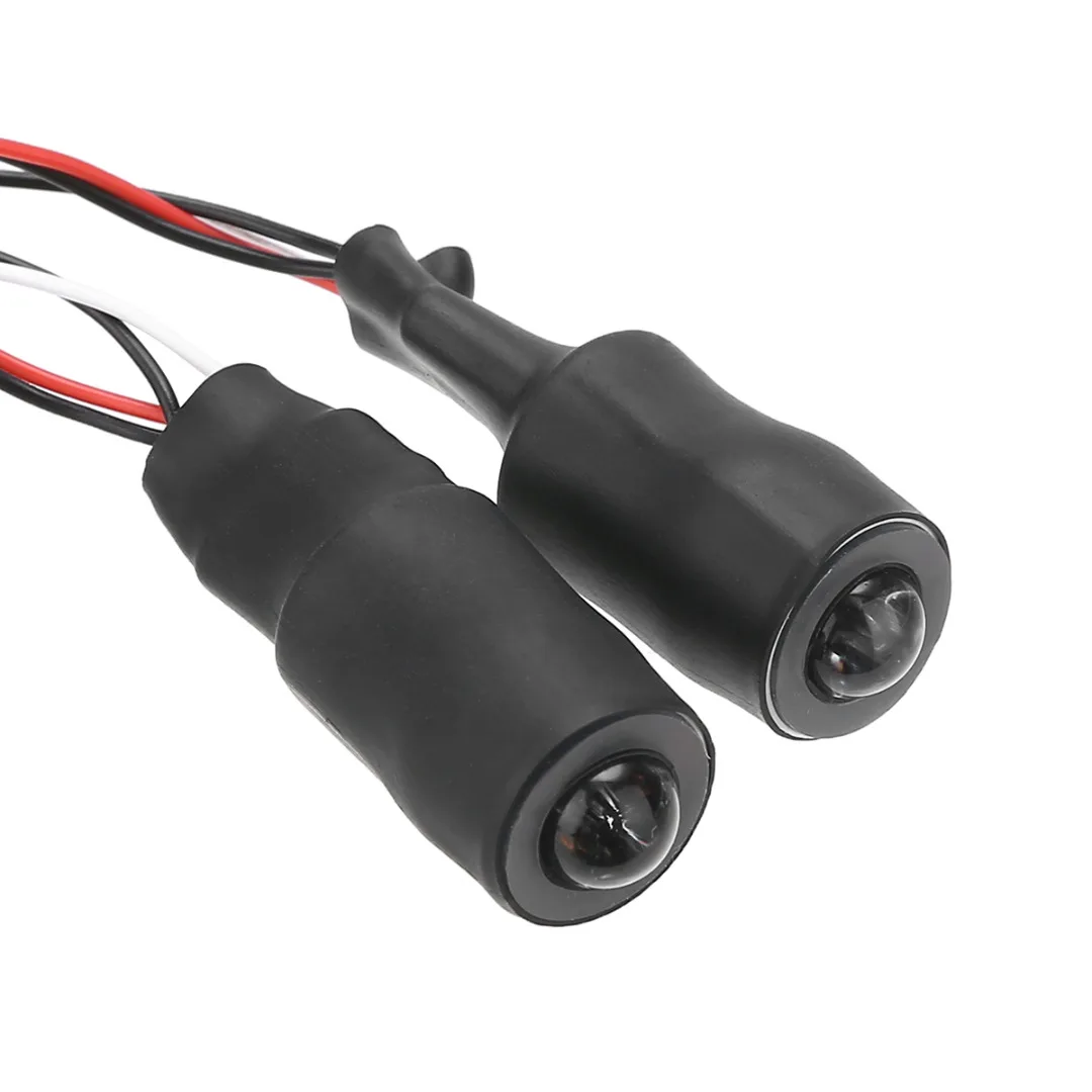 2 LEDs 10mm/13mm Red White Blue Yellow Green Angel Eyes LED Headlight Light For 1/10 RC Cars Truck