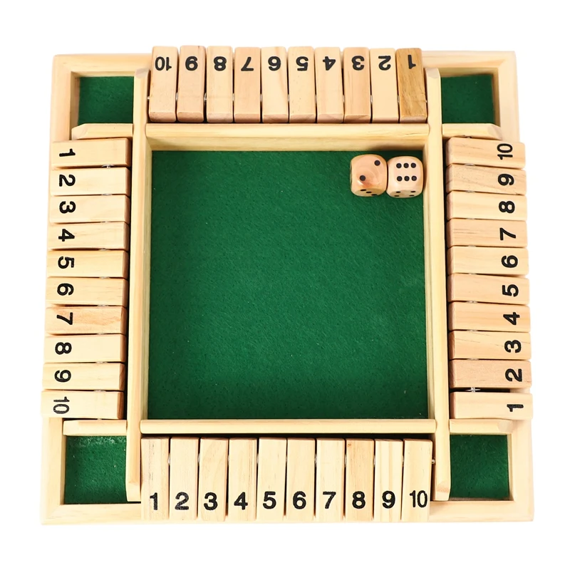 4 Players Digital Puzzle Board Game Shut The Box Game Set Number Drinking Games For Friends/Family
4 Players Digital Puzzle Board Game Shut The Box Game Set Number Drinking Games For Friends/Family