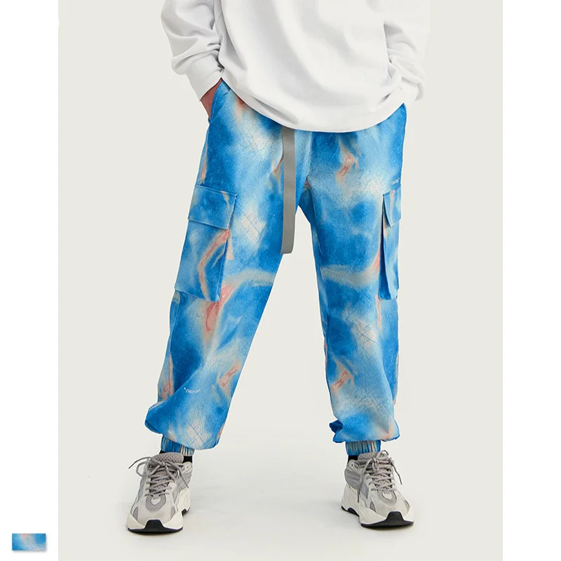 Cooo Coll Men Casual Pant Jogger Biker Tie Dyeing Streetwear Graffiti Multi-Pocket Blue Trousers Hip Hop Trousers Pencil Pants
Cooo Coll Men Casual Pant Jogger Biker Tie Dyeing Streetwear Graffiti Multi-Pocket Blue Trousers Hip Hop Trousers Pencil Pants