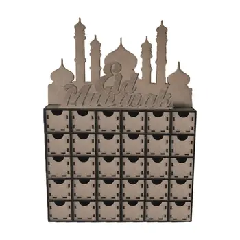 Wooden MDF Eid Ramadan Mubarak Advent Calendar Muslim Islamic Decorations Ornament Gift
Wooden MDF Eid Ramadan Mubarak Advent Calendar Muslim Islamic Decorations Ornament Gift