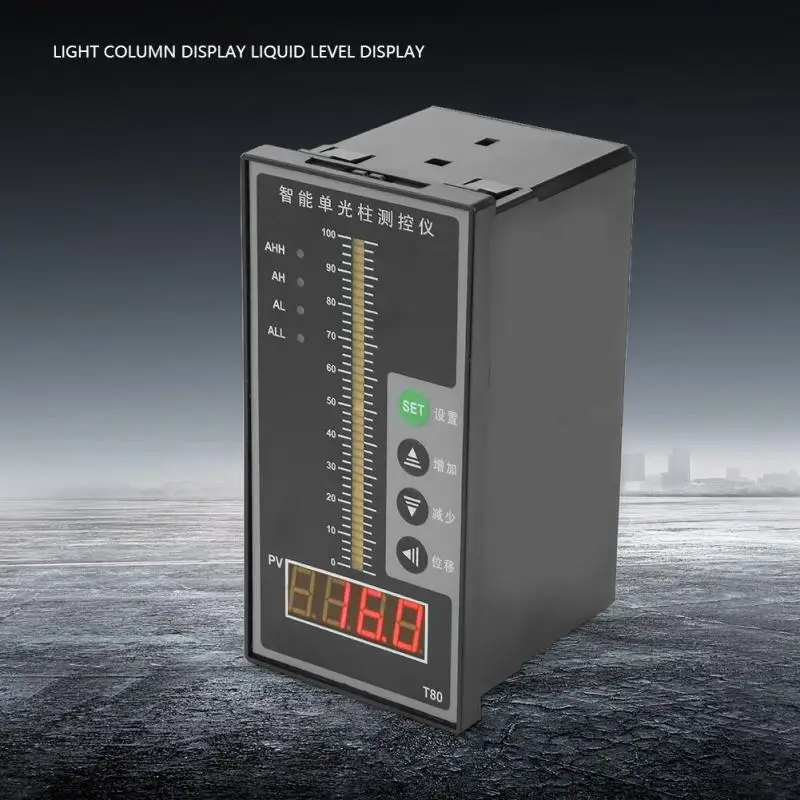 Intelligent Pressure Controller Light Column Display 4-20MA Level Transmitter Water Level Display Liquid Level Measuring Tools
Intelligent Pressure Controller Light Column Display 4-20MA Level Transmitter Water Level Display Liquid Level Measuring Tools