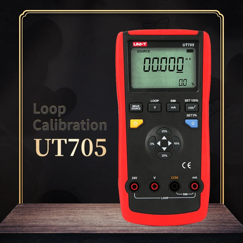 UNI-T UT705 Single Function Loop Calibrator Voltage/Current/Loop Current Test Manual Stepping/Automatic Stepping/Ramping Output
UNI-T UT705 Single Function Loop Calibrator Voltage/Current/Loop Current Test Manual Stepping/Automatic Stepping/Ramping Output