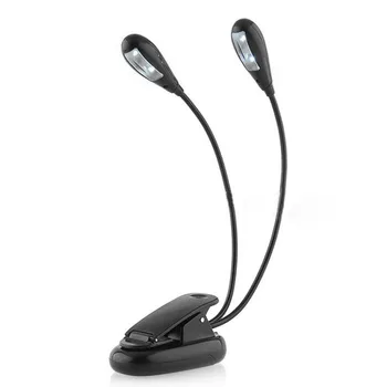 LED light Adjustable Goosenecks Clip on LED Lamp for Music Stand and Book Reading Light Double lamp music light Night light
LED light Adjustable Goosenecks Clip on LED Lamp for Music Stand and Book Reading Light Double lamp music light Night light