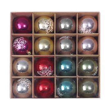 16pcs Christmas Tree Decorations Hanging Ball Decorations High quality Christmas Decoration For Home
16pcs Christmas Tree Decorations Hanging Ball Decorations High quality Christmas Decoration For Home