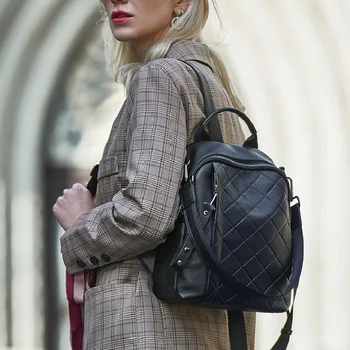 ZOOLER Elegant Genuine Leather Backpack Women Soft Real Cow Leather Backpacks Girls Black Classic FemaleTravel Bags#wg232
ZOOLER Elegant Genuine Leather Backpack Women Soft Real Cow Leather Backpacks Girls Black Classic FemaleTravel Bags#wg232