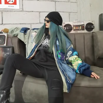Runway Denim Jacket Design Women Harajuku Luxury Color Block Jeans Coat Bombers Hip Hop Outwear Streetwear Windbreaker Oversized
Runway Denim Jacket Design Women Harajuku Luxury Color Block Jeans Coat Bombers Hip Hop Outwear Streetwear Windbreaker Oversized