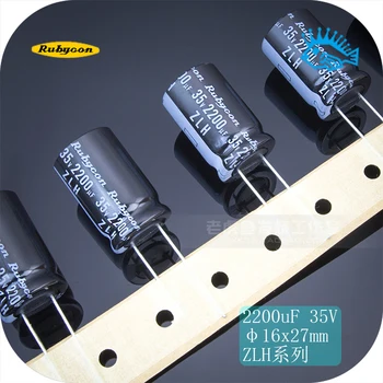 2PCS Free shipping 2200uf 35v high frequency low resistance ZLH series Rubycon electrolytic capacitor imported from Japan
2PCS Free shipping 2200uf 35v high frequency low resistance ZLH series Rubycon electrolytic capacitor imported from Japan