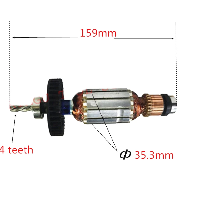 AC220-240V Armature Rotor Anchor Replace for Makita Impact HP1630 Impact Drill 4teeth Rotor Power Tool Accessories
AC220-240V Armature Rotor Anchor Replace for Makita Impact HP1630 Impact Drill 4teeth Rotor Power Tool Accessories