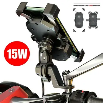 Universal 15W Wireless Charging Mobile Phone Bracket Wireless Charging USB Two-in-one Motorcycle Riding Navigation Bracket
Universal 15W Wireless Charging Mobile Phone Bracket Wireless Charging USB Two-in-one Motorcycle Riding Navigation Bracket