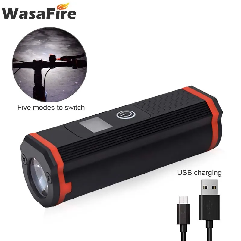 USB Rechargeable T6 Bicycle Front LED Light Waterproof 1000 Lumens Ridding Frontal Lamp Super Bright 5 Modes MTB Road Bike Light
USB Rechargeable T6 Bicycle Front LED Light Waterproof 1000 Lumens Ridding Frontal Lamp Super Bright 5 Modes MTB Road Bike Light