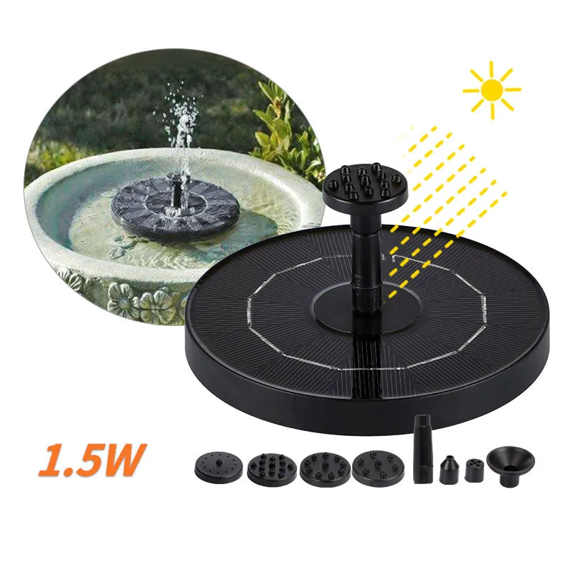Solar Powered Pumps 1.5W Free Standing Floating Solar Bird Bath Water for Aquarium Pool Garden Pond Watering Pumps #LR3
Solar Powered Pumps 1.5W Free Standing Floating Solar Bird Bath Water for Aquarium Pool Garden Pond Watering Pumps #LR3