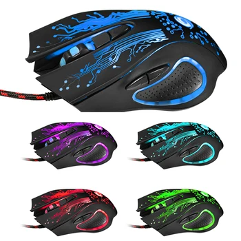 2 Models Professional Colorful Backlight 3200DPI Optical Wired Gaming Mouse Mice for PC Laptop Computer Gamer Dropshipping
2 Models Professional Colorful Backlight 3200DPI Optical Wired Gaming Mouse Mice for PC Laptop Computer Gamer Dropshipping